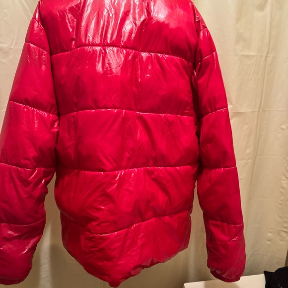 Fashion nova men red puffer jacket - Picture 7 of 7
